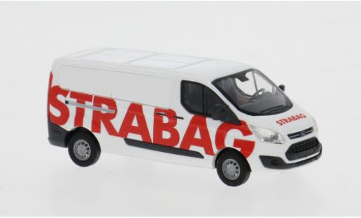 Modelauto Ford Transit Custom 2012 STRABAG 1/87 Busch