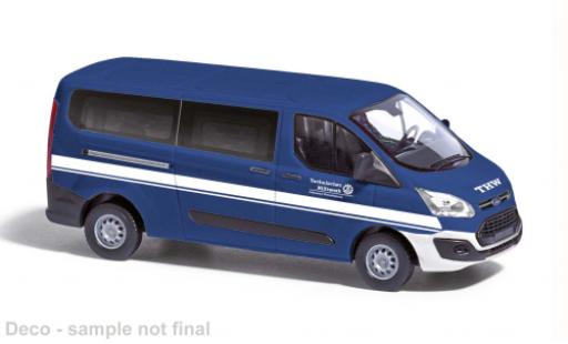 Modelauto Ford Transit Custom Bus 2012 THW F&Atilde;&frac14;rstenfeldbruck 1/87 Busch