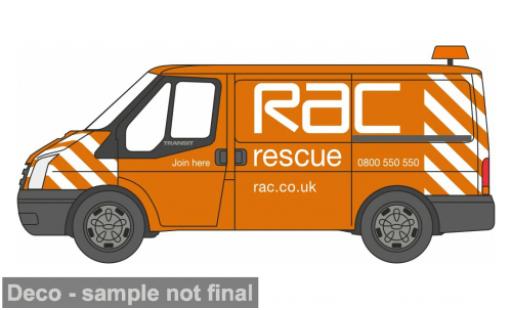 Modelauto Ford Transit Kastenwagen MK V RAC 1/43 Oxford