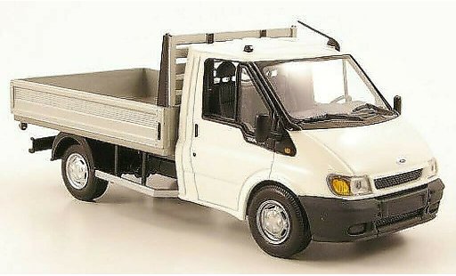 Ford Transit Pritsche 1/43 Minichamps laadbak wit 2000 modelauto