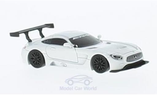 Modelauto Mercedes AMG GT GT3 3 wit 1/87 FrontiArt