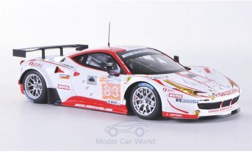 Modelauto Ferrari 458 Italia GT2 No.83 JMB Racing 24h Le Mans 2012 1/43 Fujimi