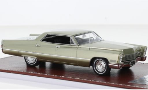 Modelauto Cadillac Deville Sedan Hardtop metallic beige 1968 1/43 GIM   Great Iconic Models