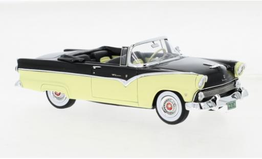 Modelauto Ford Fairlane Sunliner zwart/geel 1955 1/43 GIM   Great Iconic Models
