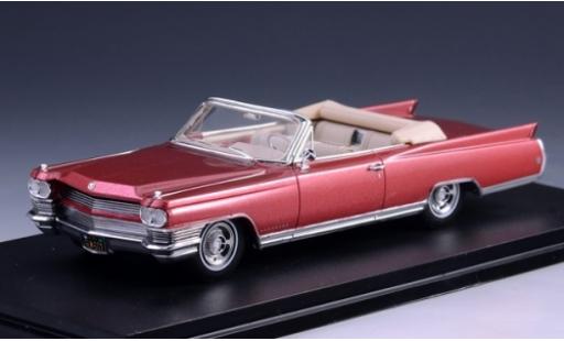 Modelauto Cadillac Eldorado Convertible Cabriolet metallic rood 1964 1/43 GLM