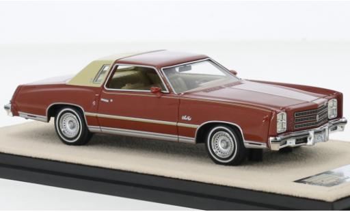 Modelauto Chevrolet Monte Carlo Coupe metallic oranje/mat-beige 1976 1/43 GLM
