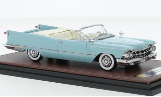 Modelauto Imperial Crown Convertible Cabriolet blauw 1959 1/43 GLM