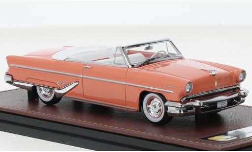 Modelauto Lincoln Capri Convertible Cabriolet roze 1955 1/43 GLM