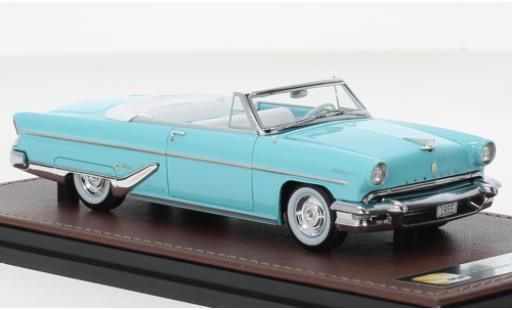 Modelauto Lincoln Capri Convertible Cabriolet turquoise 1955 1/43 GLM