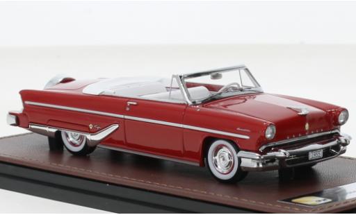 Modelauto Lincoln Capri Convertible Cabriolet rood 1955 1/43 GLM