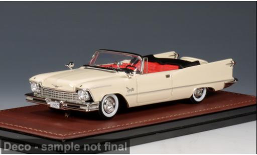 Modelauto Imperial Crown Convertible Cabriolet beige 1957 1/43 GLM