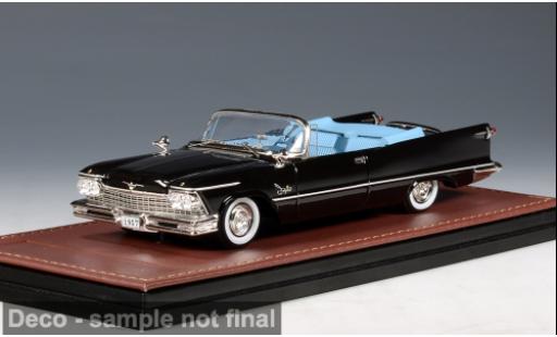 Modelauto Imperial Crown Convertible Cabriolet zwart 1957 1/43 GLM