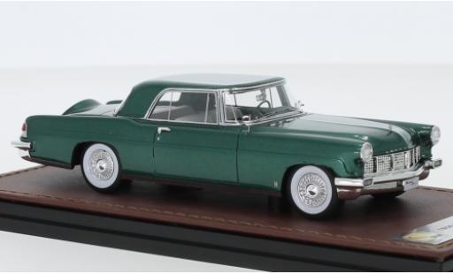 Modelauto Lincoln Continental 1956 Mark II Hardtop metallic groen 1/43 GLM
