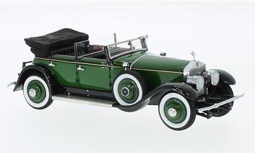 Modelauto Rolls Royce Phantom 1930 Cabriolet Sedan groen/zwart Hibbard & Darrin Marlene Dietrich S317KP 1/43 GLM