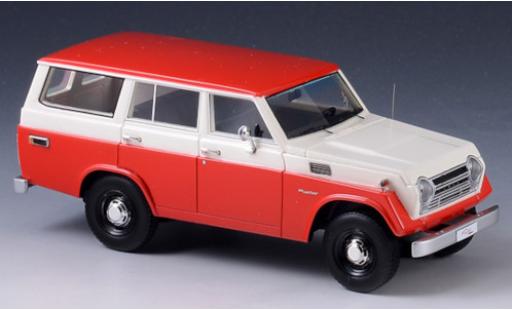Modelauto Toyota Land Cruiser 55 (FJ55) rood/wit 1979 1/43 GLM
