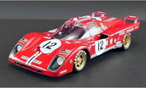 Modelauto Ferrari 512 M RHD No.12 N.A.R.T. - North American Racing Team 24h Le Mans 1971 Masterpiece Collection S.Posey/T.Adamowicz 1/18 GMP