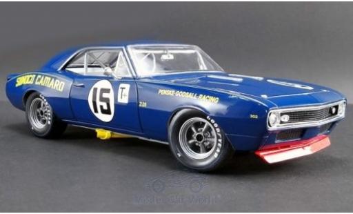 Modelauto Chevrolet Camaro course No.15 Penske-Godsall Racing Sunoco 1967 1/18 GMP