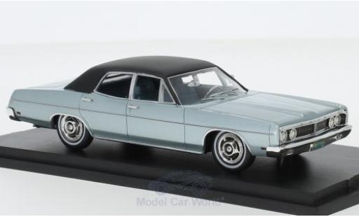 Modelauto Ford Galaxie Berline metallic grijs/zwart 1970 1/43 Goldvarg Collections
