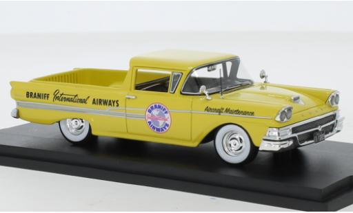 Modelauto Ford Ranchero Berline Braniff International Airways 1958 1/43 Goldvarg Collections