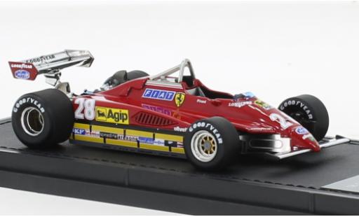 Modelauto Ferrari 126 C2 No.28 Scuderia formule 1 1982 1/43 GP Replicas