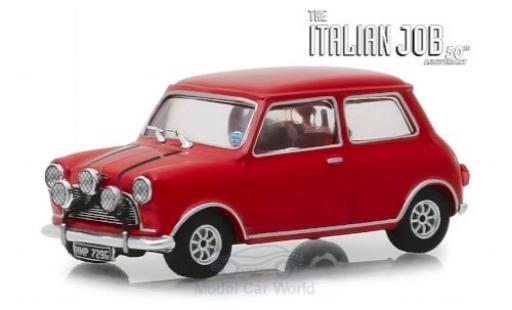 Modelauto Austin Mini cooper s 1275 MkI rood RHD The Italian Job 1967 1/43 Greenlight
