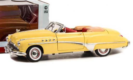 Modelauto Buick Roadmaster Convertible Cabriolet geel Rain Man 1949 1/18 Greenlight