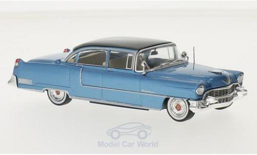 Modelauto Cadillac Fleetwood Series 60 metallic blauw Elvis Presley 1955 1/43 Greenlight