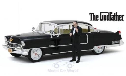 Modelauto Cadillac Fleetwood Series 60 zwart The Godfather 1955 met Don Corleone-Figur 1/18 Greenlight