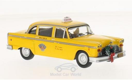 Modelauto Checker Marathon taxi geel Scrooced 1978 1/43 Greenlight