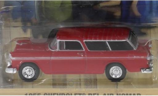 Modelauto Chevrolet Bel Air Station Wagon Nomad rood Home Improvement 1955 1/64 Greenlight