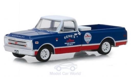Modelauto Chevrolet C-10 Pickup Genes Chevron Service Station 1968 1/64 Greenlight