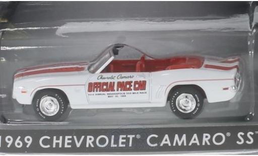 Modelauto Chevrolet Camaro SS Cabriolet Offical Pace Car Indianapolis 500 1969 1/64 Greenlight