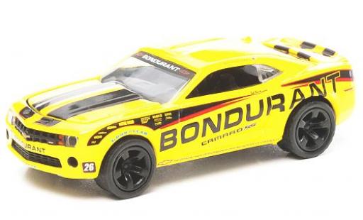 Modelauto Chevrolet Camaro SS Super Sport geel/Dekor Bondurant 2011 1/64 Greenlight