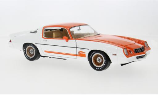 Modelauto Chevrolet Camaro Coupe wit/oranje 1979 1/18 Greenlight