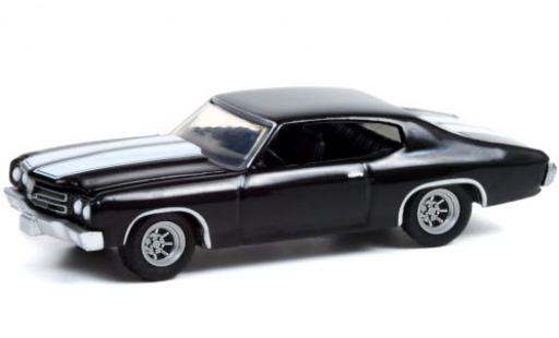 Modelauto Chevrolet Chevelle SS Custom zwart/wit 1970 1/64 Greenlight