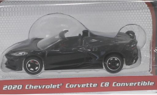 Modelauto Chevrolet Corvette Convertible (C8) Cabriolet zwart 2020 1/64 Greenlight