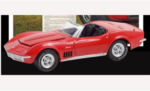 Modelauto Chevrolet Corvette Convertible Cabriolet rood AEG 1969 Wide Boots GT 1/64 Greenlight