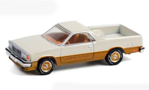Modelauto Chevrolet El Camino SS beige/bronze 1980 1/64 Greenlight