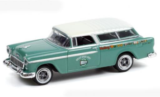 Modelauto Chevrolet Nomad Station Wagon turquoise/Dekor 1955 1/64 Greenlight