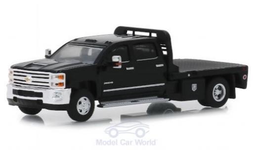 Modelauto Chevrolet Silverado pickup 3500HD zwart 2018 1/64 Greenlight
