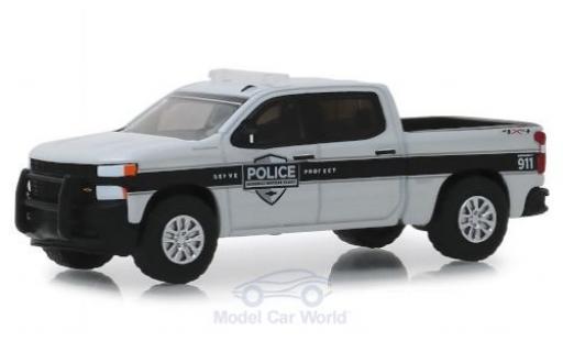 Modelauto Chevrolet Silverado police SSV General Motors Fleet Politie 2019 1/64 Greenlight