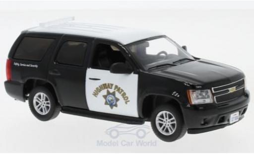 Modelauto Chevrolet Tahoe police zwart/wit California Highway Patrol 2012 1/43 Greenlight