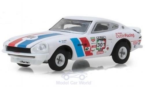 Modelauto Datsun 240Z course Rally No.301 1970 1/64 Greenlight