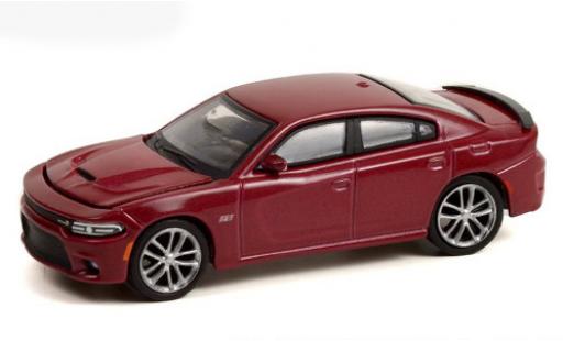 Modelauto Dodge Charger R/T Scat Pack metallic rood 2017 1/64 Greenlight
