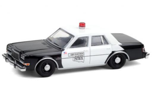 Modelauto Dodge Diplomat police Oklahoma Highway Patrol 1985 1/64 Greenlight