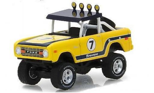 Modelauto Ford Bronco Baja geel 1972 1/64 Greenlight