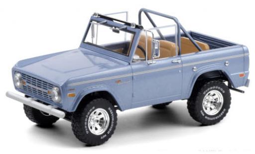 Modelauto Ford Bronco Sport Sport metallic blauw 1969 1/18 Greenlight