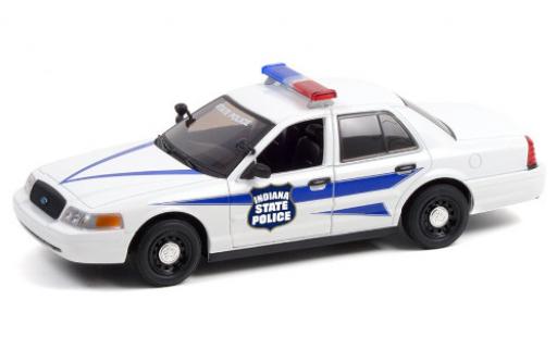 Modelauto Ford Crown Police Interceptor Victoria Indiana State Politie 2008 Politie 1/24 Greenlight