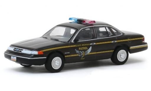 Modelauto Ford Crown Police Interceptor Victoria Ohio State Highway Patrol 1995 1/64 Greenlight