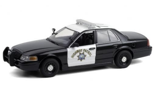Modelauto Ford Crown Police Interceptor Victoria Politie California Highway Patrol 2008 1/24 Greenlight